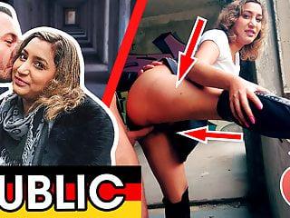 Das erste Outdoor Fick mit einer unschuldigen Milf