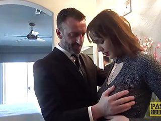 Fixiert und in die Fotze gefickt